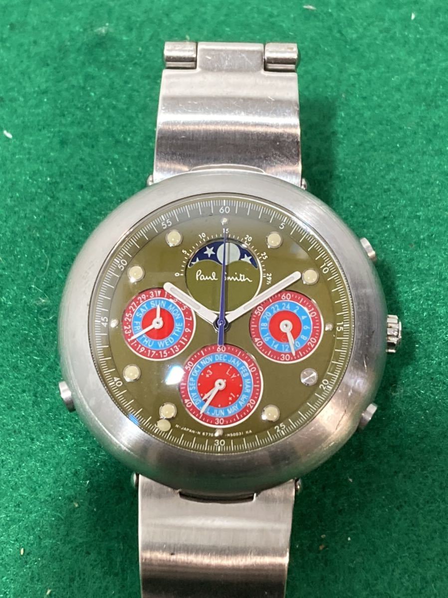 Paul Smith ポールスミス クロノグラフ 腕時計 6770-H28356 500本限定