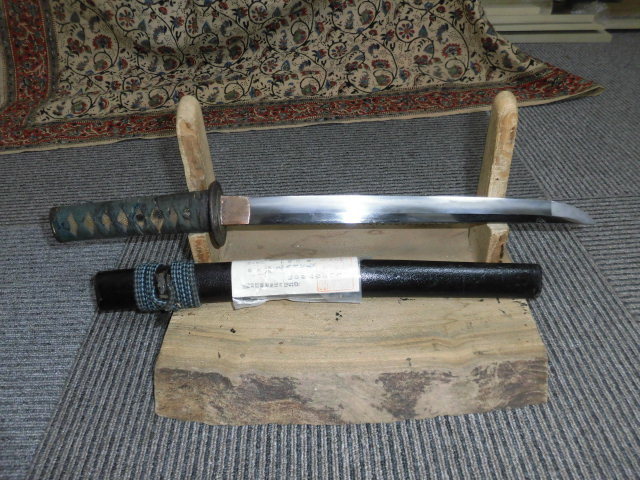 【激安大特価，品質保証】 日本刀 短刀 銘 高田住行長 見事な刃紋 ２９ ８ｃｍ(脇差、短刀)｜売買されたオークション情報、yahooの商品情報をアーカイブ公開 - オークファン 脇差、短刀