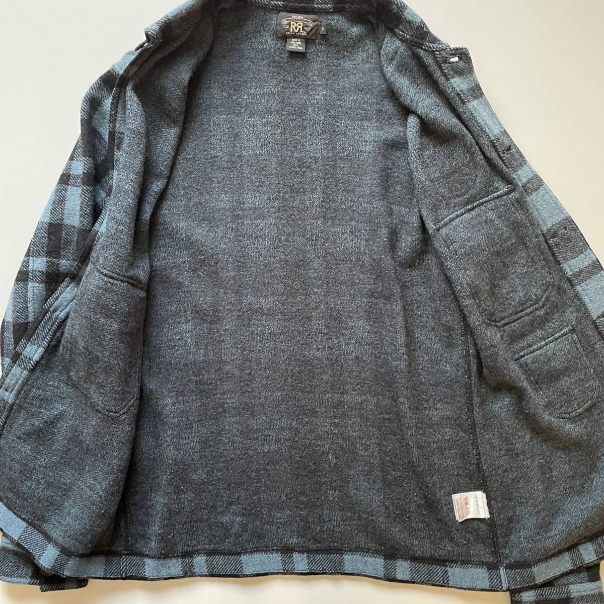 RRL “Mackinaw Jacket” S インディゴ マッキーノ クルーザー 