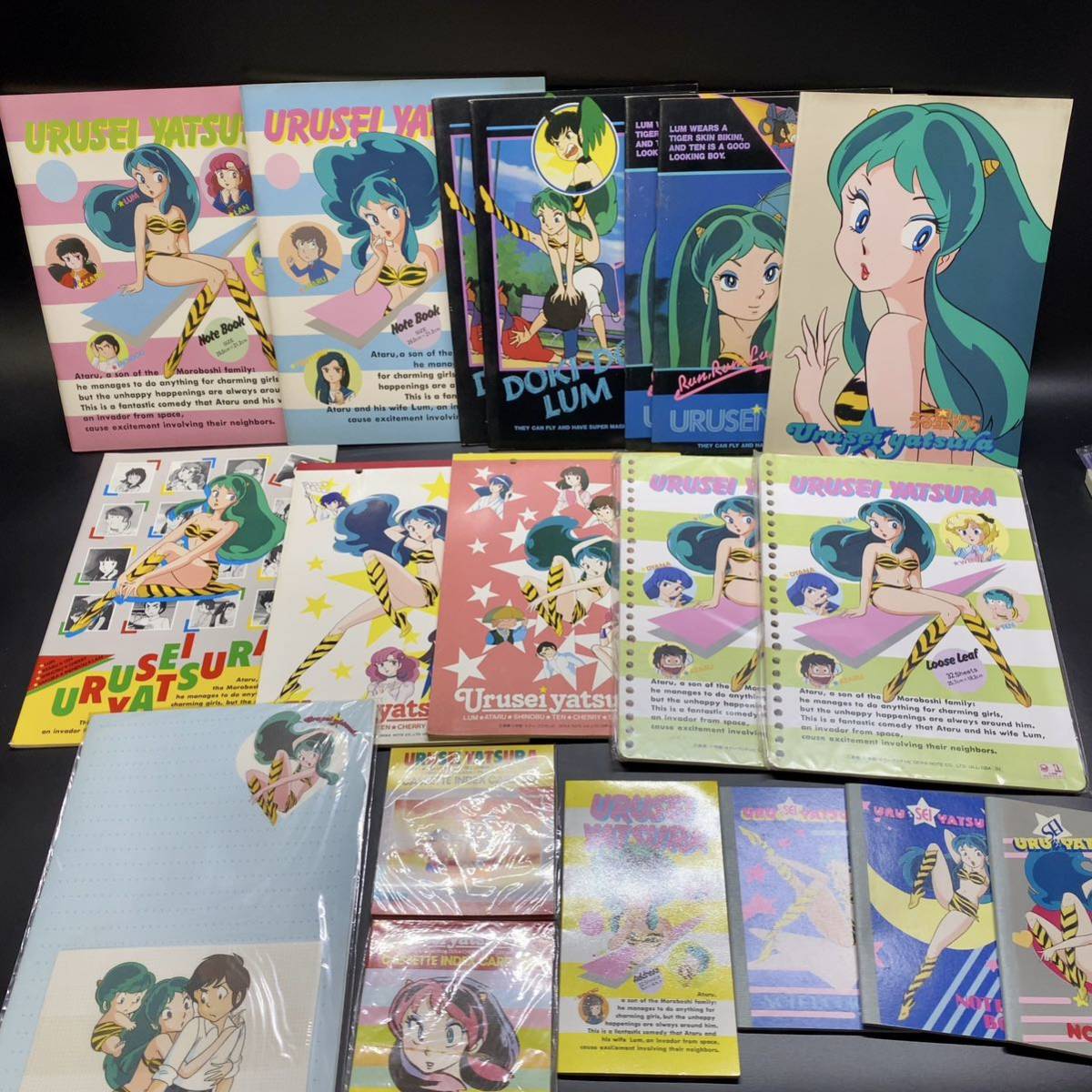 19冊】うる星やつら ノート ルーズリーフ メモ帳 レターセット 19冊】うる星やつら ノート ルーズリーフ メモ帳 レターセット