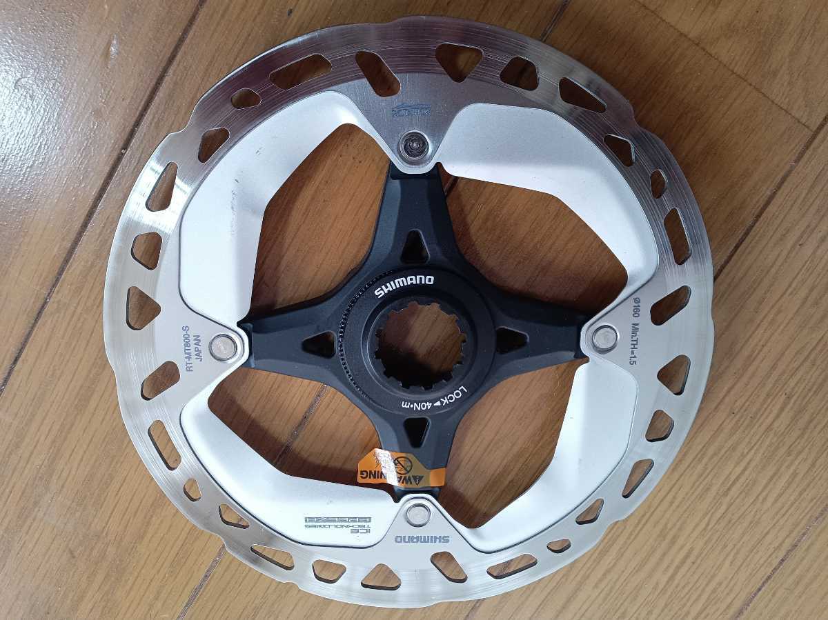 新品未使用 RT-MT800-S 160mm disc ローター RT-MT800 Shimano 160mm