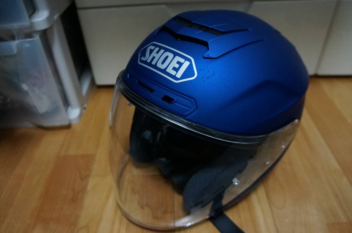 廃番 SHOEI J-FORCE4 Jフォース4 マットブルー メタリック Mサイズ 