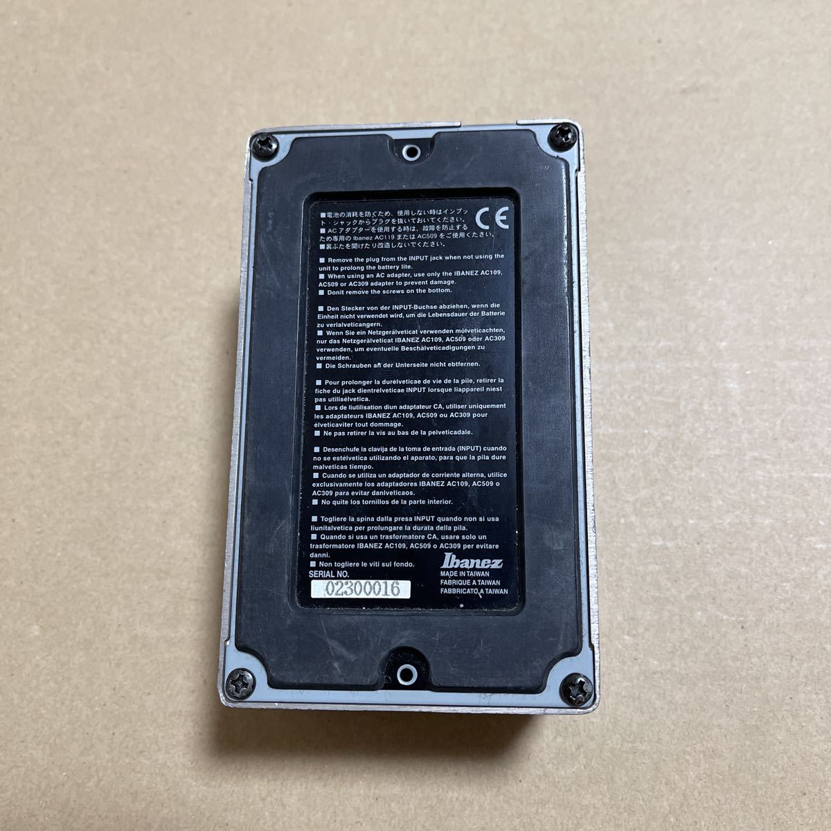 中古動作品 Ibanez アイバニーズ エフェクター CF7 CHORUS/FLANGER