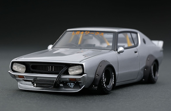 イグニッションモデル 1/43 LB-WORKS ケンメリ 2Dr シルバー