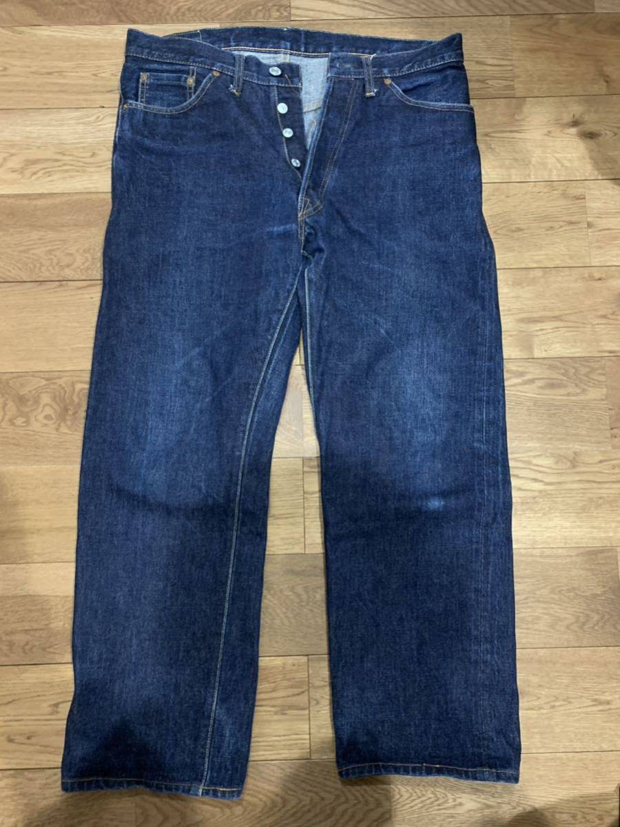 旧DENIME ドゥニーム デニム 赤耳 革パッチ W33 ヴィンテージ Denime