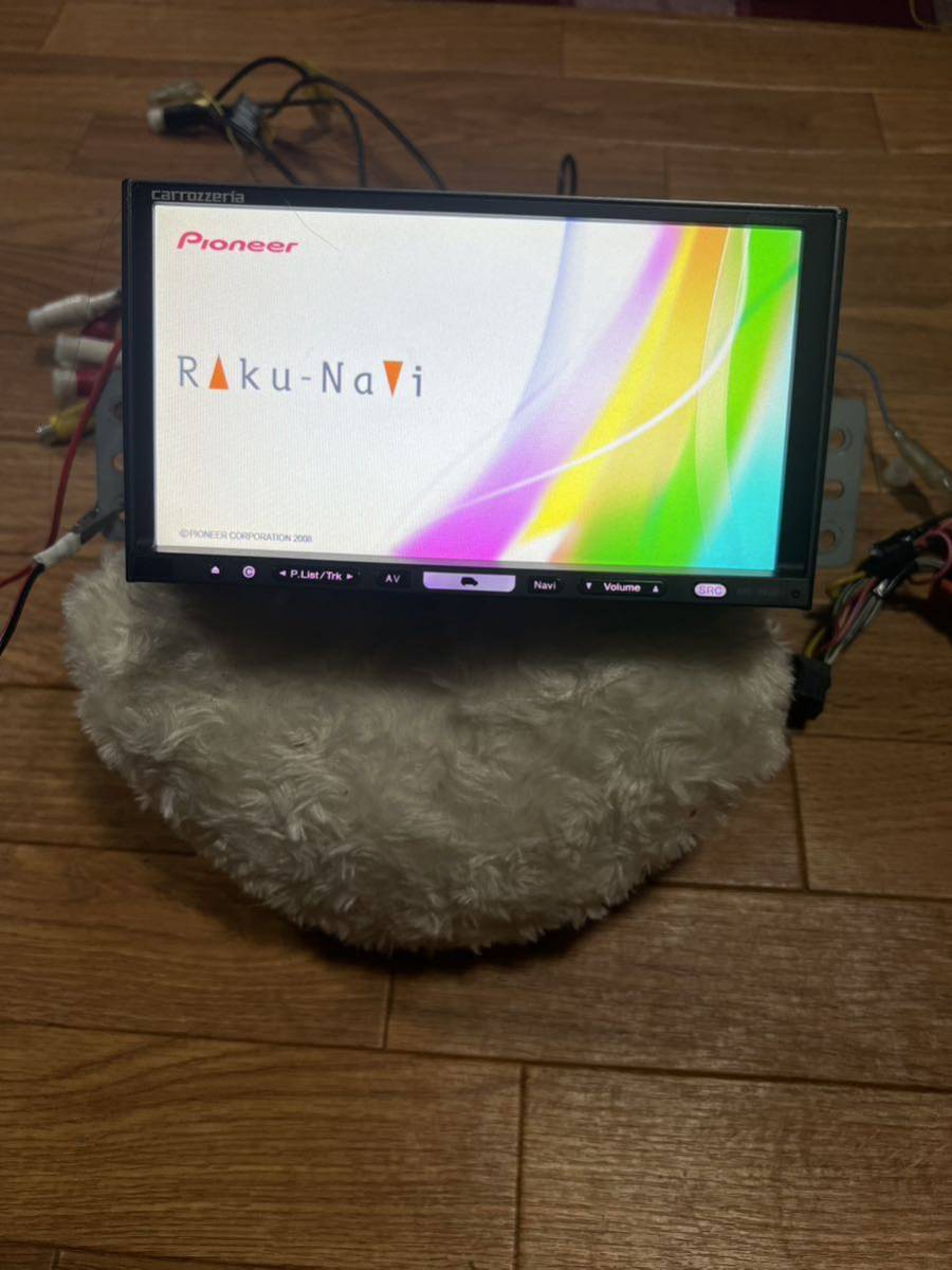 即決★カロッツェリア HDDナビ 楽ナビ SDナビ カーナビ ナビ AVIC-HRZ099 地図 2008年 DVD CD フルセグ TV 地デジ AUX ipod 