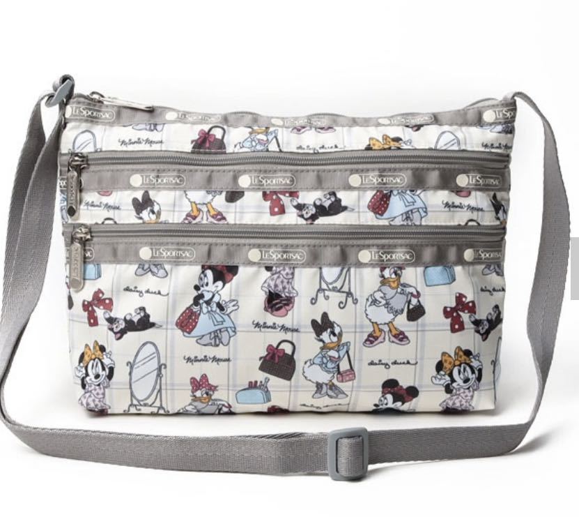 LeSportsac レスポートサック ショルダーバッグ Quinn Bag 3352 G883 ミニーアンドデイジードレスアップ