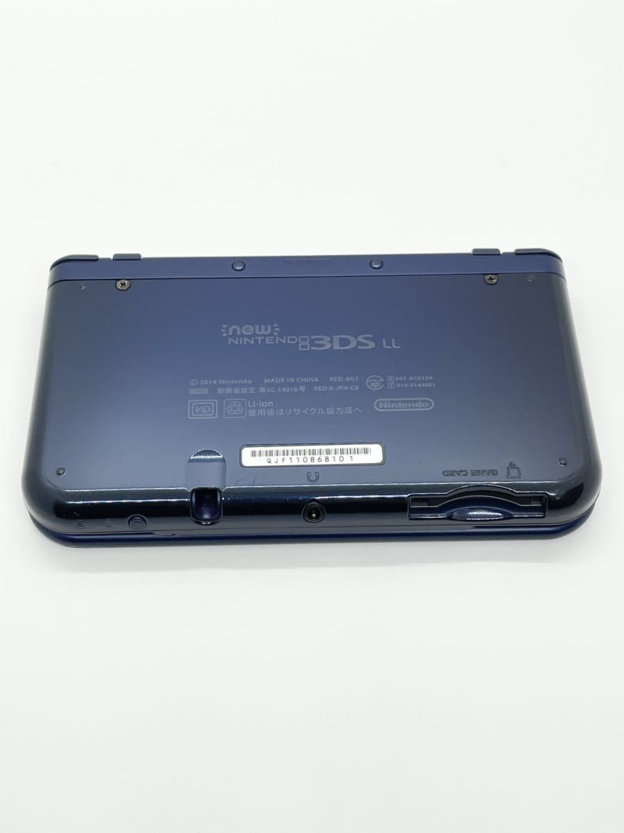 上画面ips液晶 Newニンテンドー3DS LL メタリックブルー 本体のみ LL