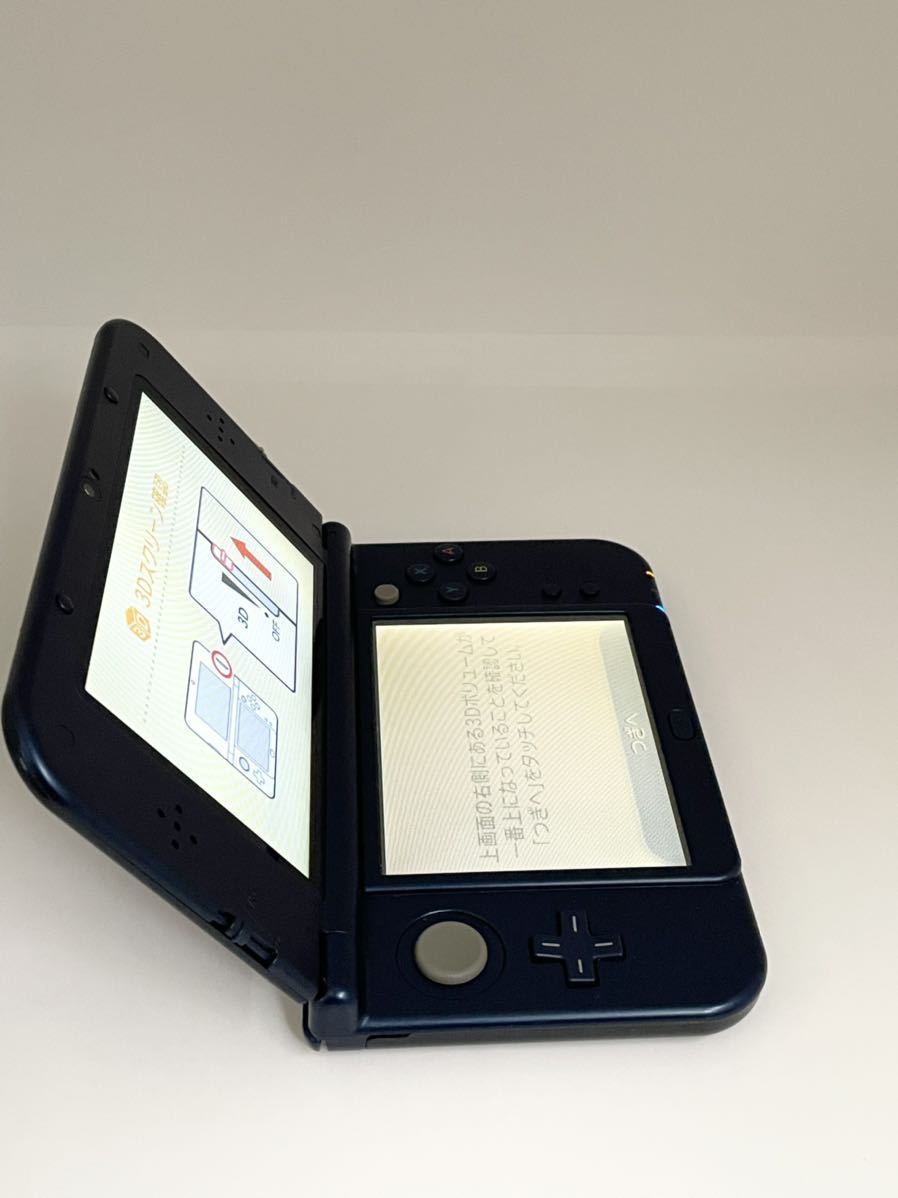 上画面ips液晶 Newニンテンドー3DS LL メタリックブルー 本体のみ LL