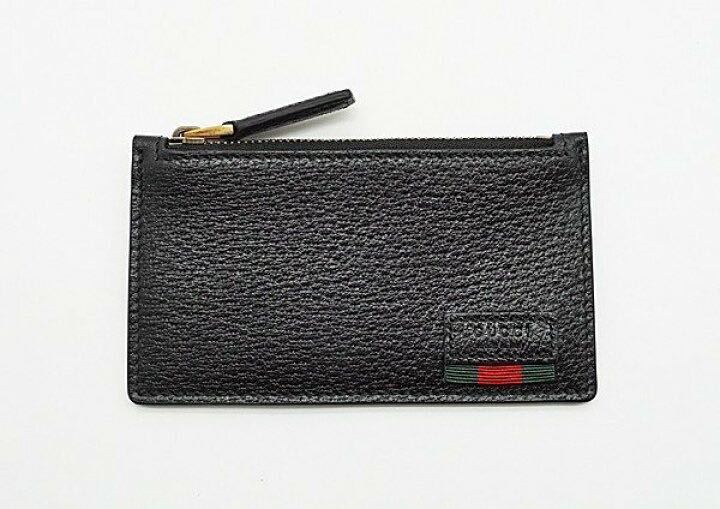 GUCCI グッチ ロゴ カードケース ブラック レザー 771157 GUCCI グッチ