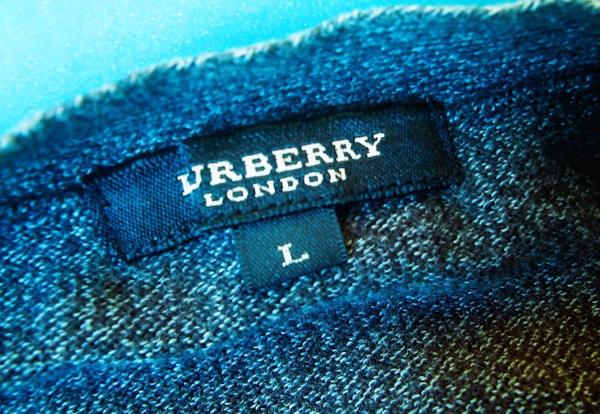 美品 即決】BURBERRY LONDONバーバリー ポケット付きワンポイント 