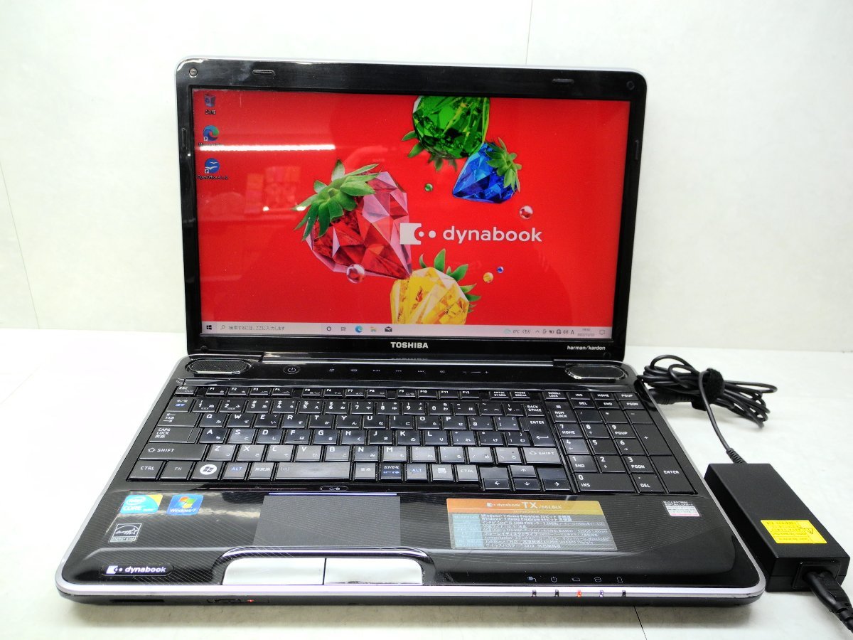 ☆東芝☆dynabook☆TX/66LBLK☆Core i5-430M 2.26GHz/4GB/320GB/DVD/