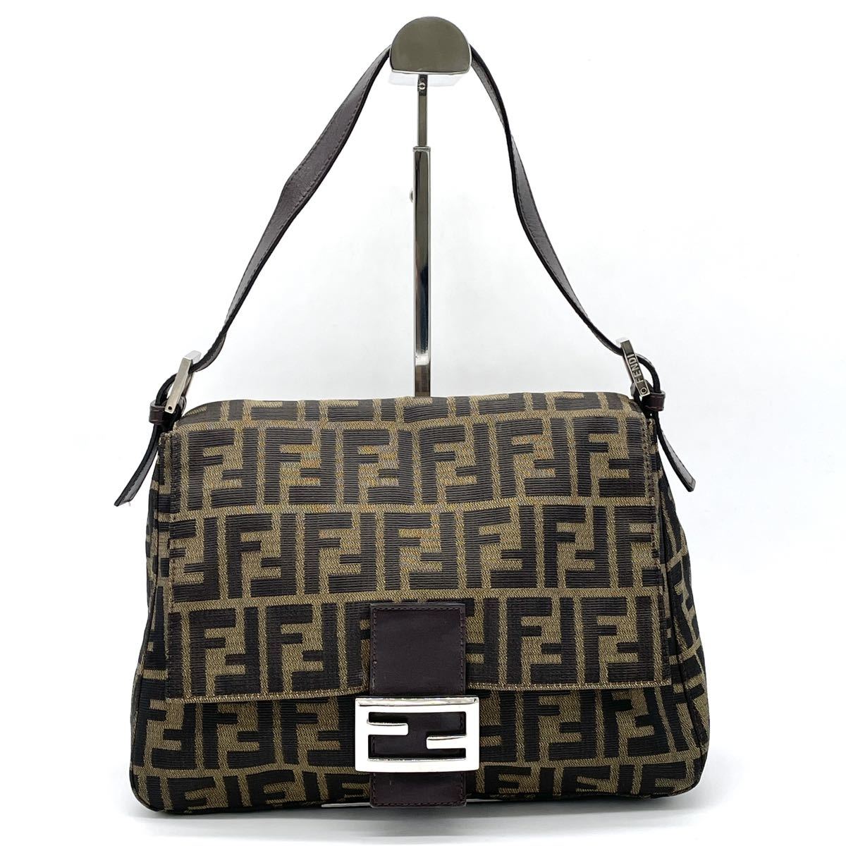 ズッカ柄 フェンディ FENDI 1円 ズッカ 美品 □美品□ ナイロン 