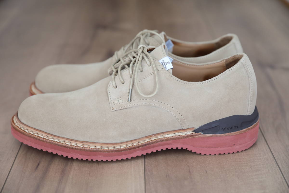 未使用・初期☆visvim PATRICIAN PLAIN TOE-FOLK☆27cm☆SAND／検索 