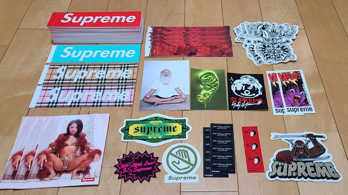 Supreme シュプリーム ステッカー 161枚セット Box Logo ボックスロゴ Tiffany ティファニー Burberry バーバリー Bogo ボゴ