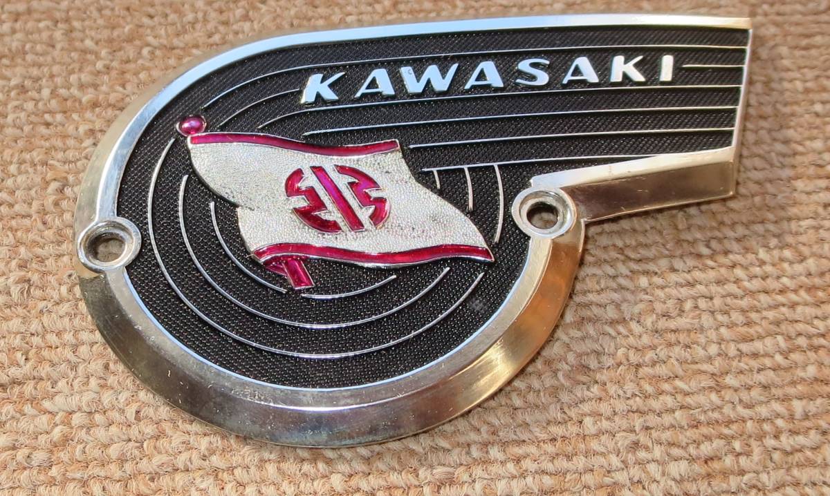 旧車 カワサキ純正 Kawasaki 未使用タンクマーク エンブレム A1 W1 