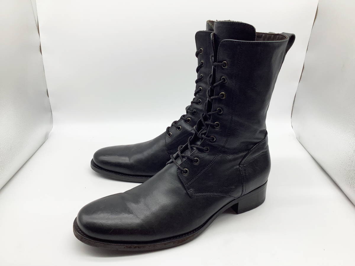 BUTTERO サイドジップブーツ レースアップ ブラウン B2964 イタリア