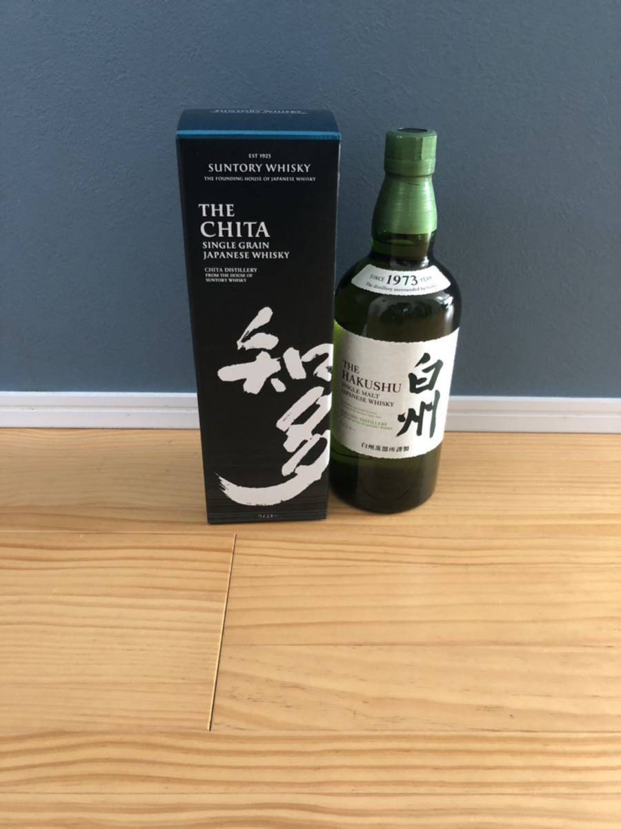 サントリー 白州 700ml 新品 未開封 2本 サントリー 白州知多 700ml 2 