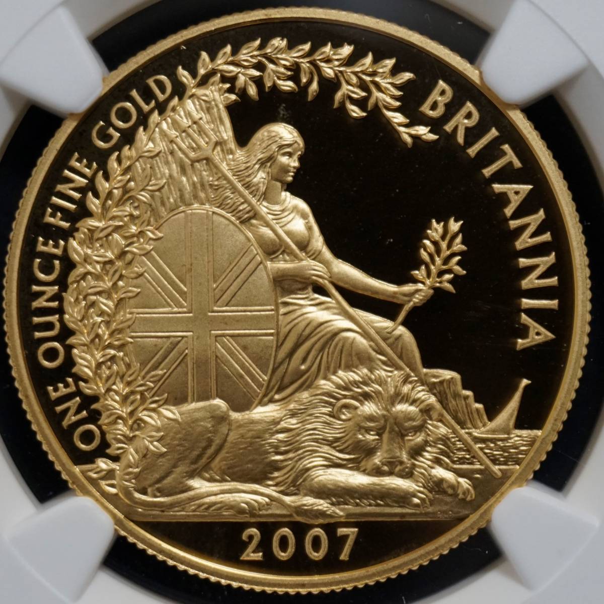 イギリス NGC 2007年 ショップ オンライン 最高鑑定PR70 【最高鑑定