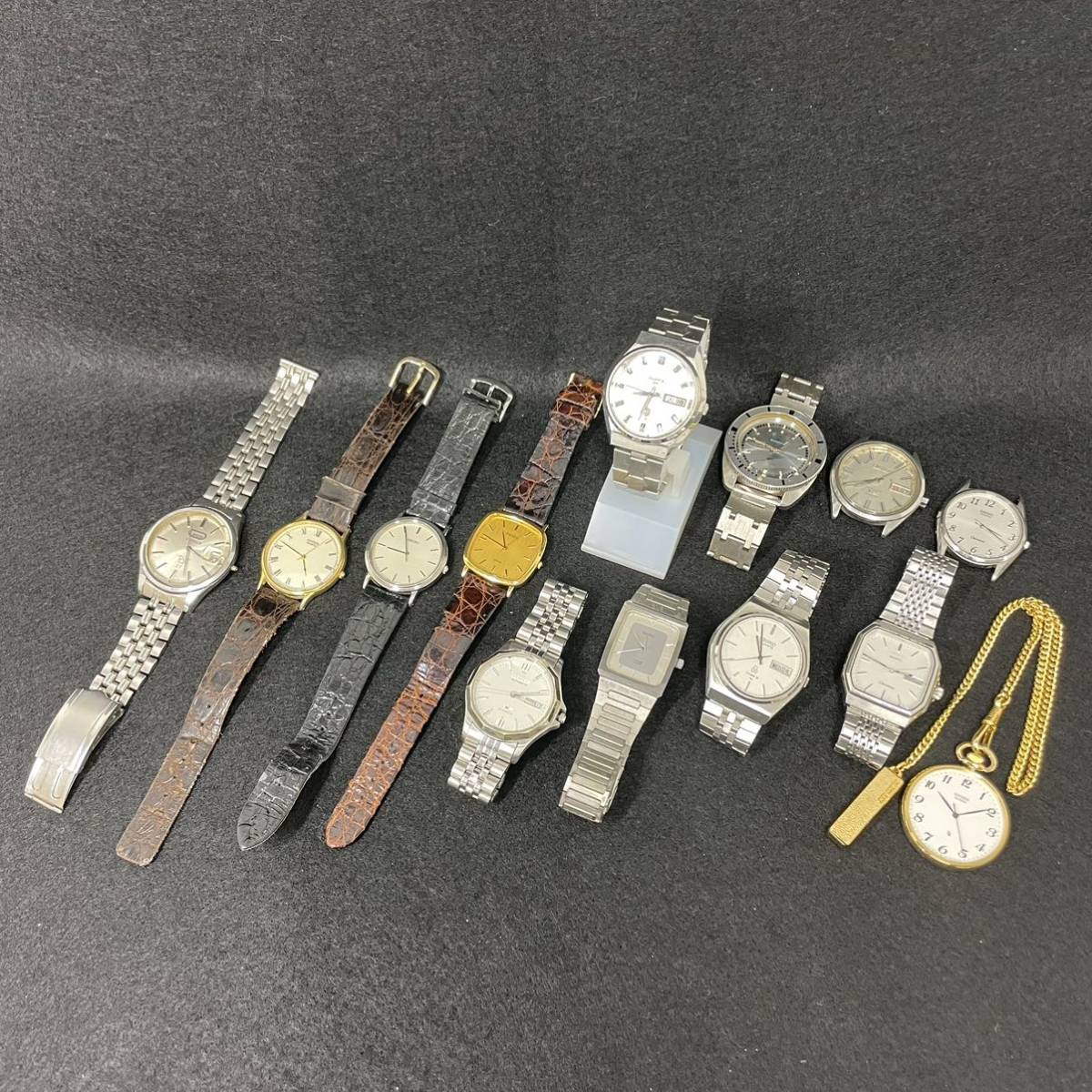 20955 ジャンク 不動品 時計 まとめ 14個 SEIKO CITIZEN 他 腕時計