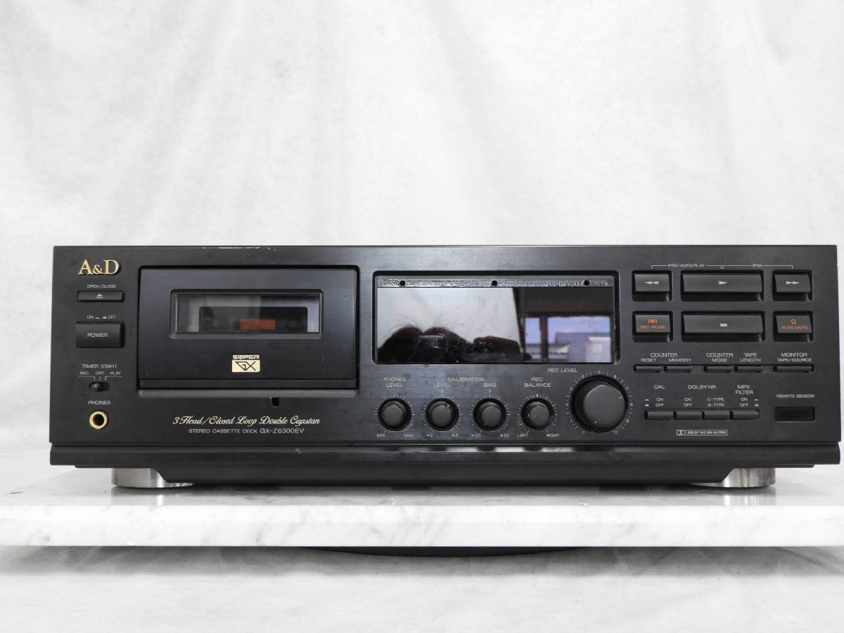 ☆ A&D GX-Z6300EV カセットデッキ ☆中古☆ GX-Z6300EV カセット