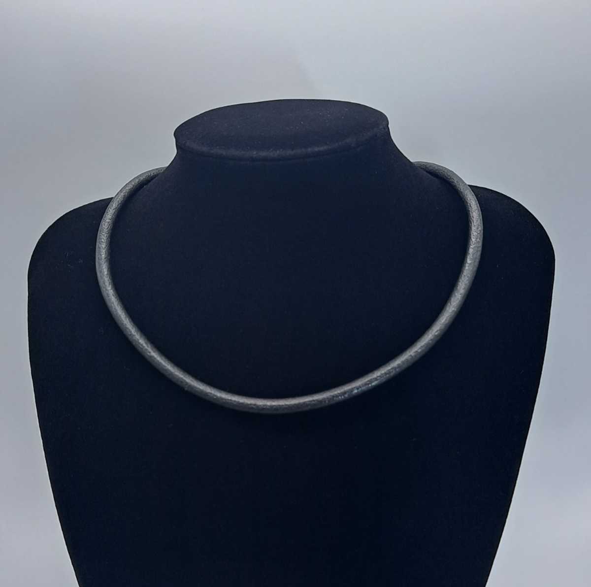 ☆美品 BVLGARI ブルガリ キーリング 925ネックレス 革チョーカー