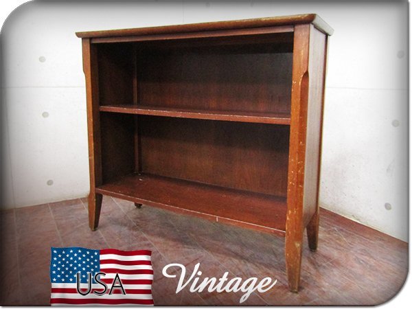 ■高級■USAヴィンテージ/アンティーク■クラシック■2段シェルフ■smm5092m