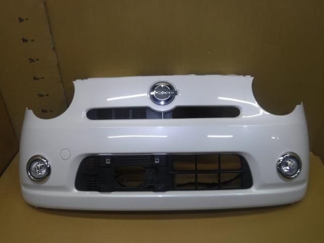 【岩手 盛岡発】中古 純正 ミラココア DBA-L675S フロントバンパー フォグ付 ＜個人あて発送不可商品＞