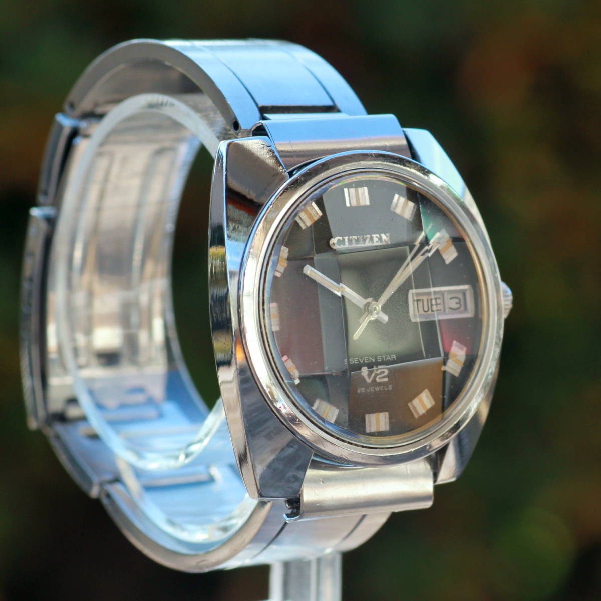 稼働品 CITIZEN シチズン SEVEN STAR セブンスターV2 4-720172 Y 自動 