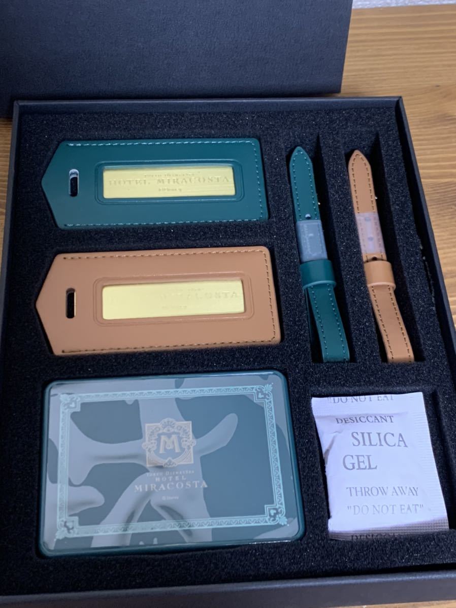 ディズニー非売品ホテルミラコスタネームタグ2セットトランプ