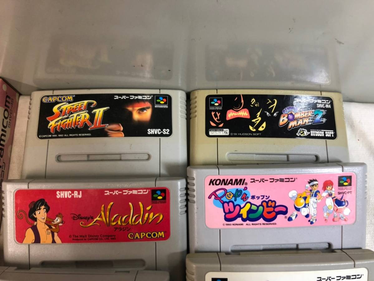 31）スーパーファミコン SFC ゲームカセット 23本 まとめ売り 信長の