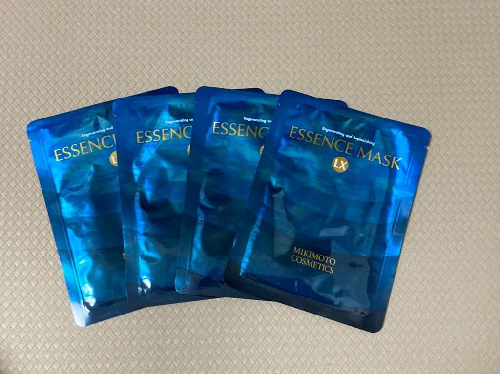 ミキモト コスメティックス エッセンスマスクLX 4枚　シート状美容マスク