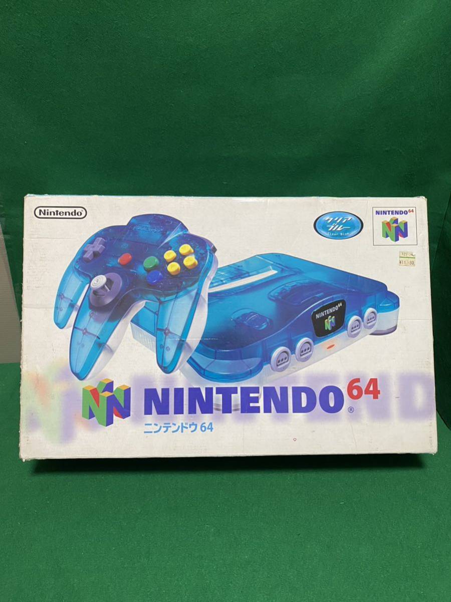 【驚きの破格値，SALE】 クリアブルー ニンテンドー64 Nintendo 限定品 限定カラー NINTENDO64 任天堂 割と綺麗 1円スタート(本体、アクセサリー)｜売買されたオークション情報、yahooの商品情報をアーカイブ公開 - オーク 本体、アクセサリー
