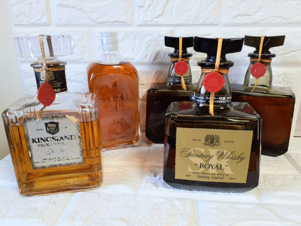 新品，爆買い ( 古酒 ) SUNTORY WHISKY ROYAL SR (720ml.43％) NIKKA 