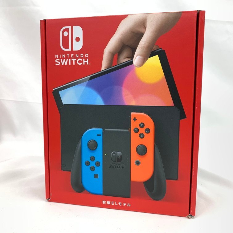 【BAAF7086】任天堂　Nintendo Switch　有機ELモデル　ネオンカラー　美品