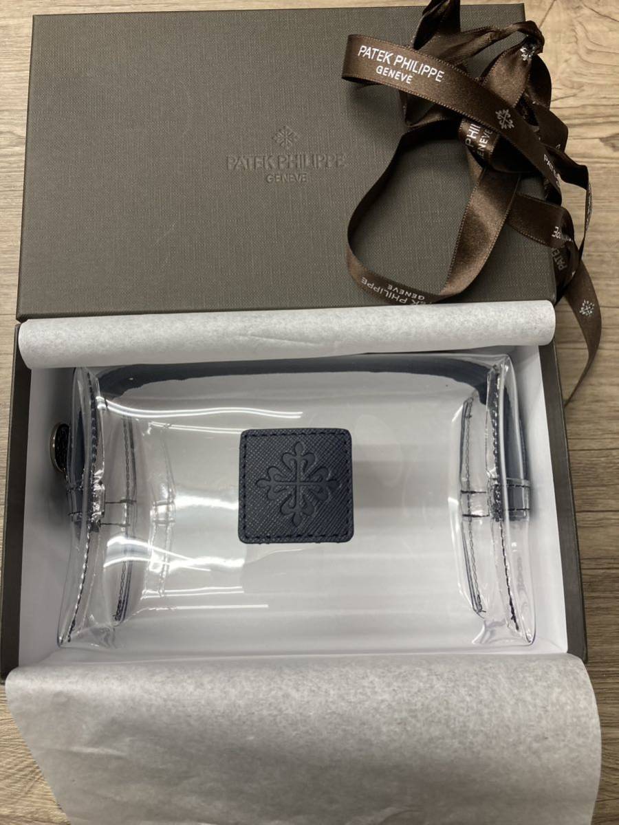 パテックフィリップ クリア ポーチ ネイビーロゴ 未使用 【公式通販】