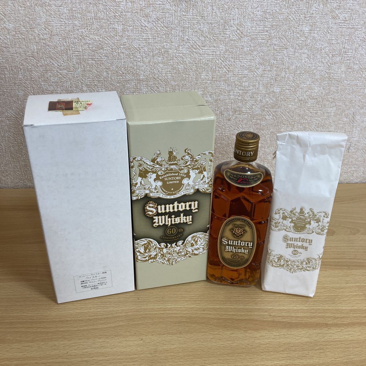 SUNTORY サントリー WHISKY ウイスキー 角瓶発売 60周年記念 特角 10年 