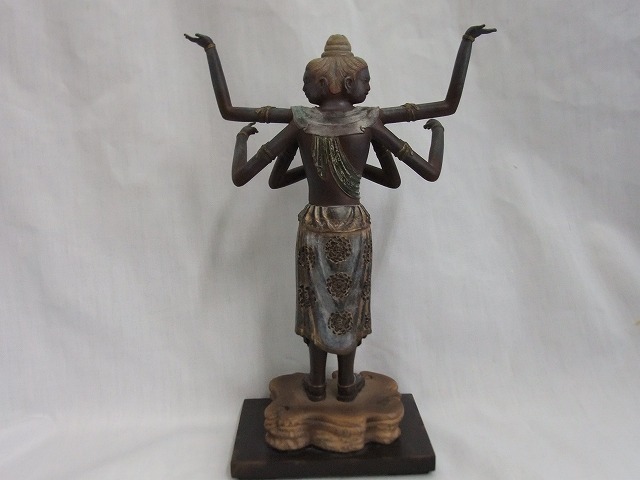 中古 イスム TanaCOCORO[掌] 阿修羅 仏像 フィギュア ポリストーン
