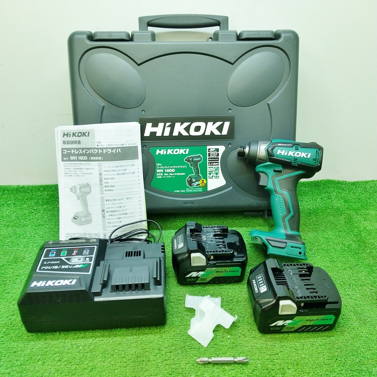 未使用 HiKOKI ハイコーキ 旧日立工機 18V コードレスインパクト 