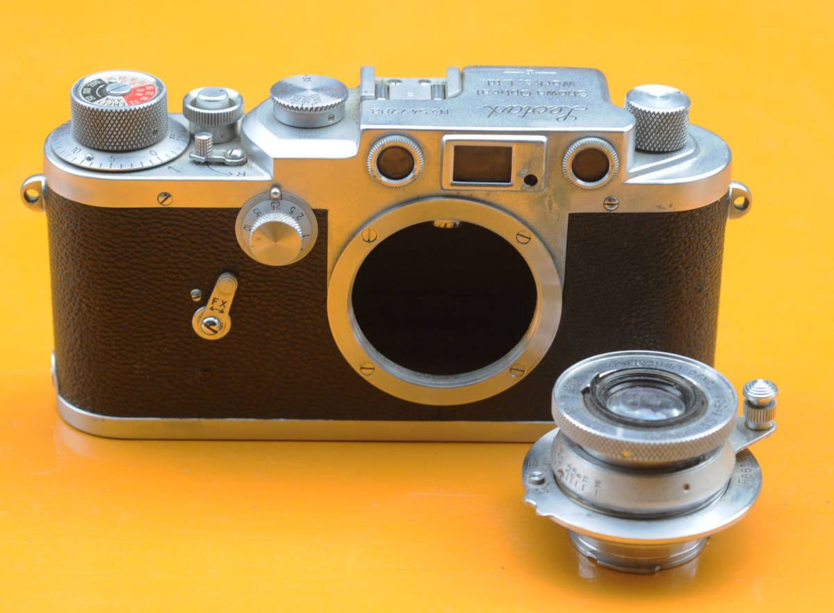 ジャンク] Leotax-F＋Topcor 1:3.5 F=5cm/レオタックス-F+トプコール 1
