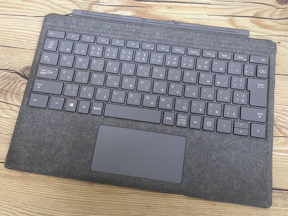 動作OK♪】Surface Pro 5 、6、7 タイプカバー グレー Model:1725 Type