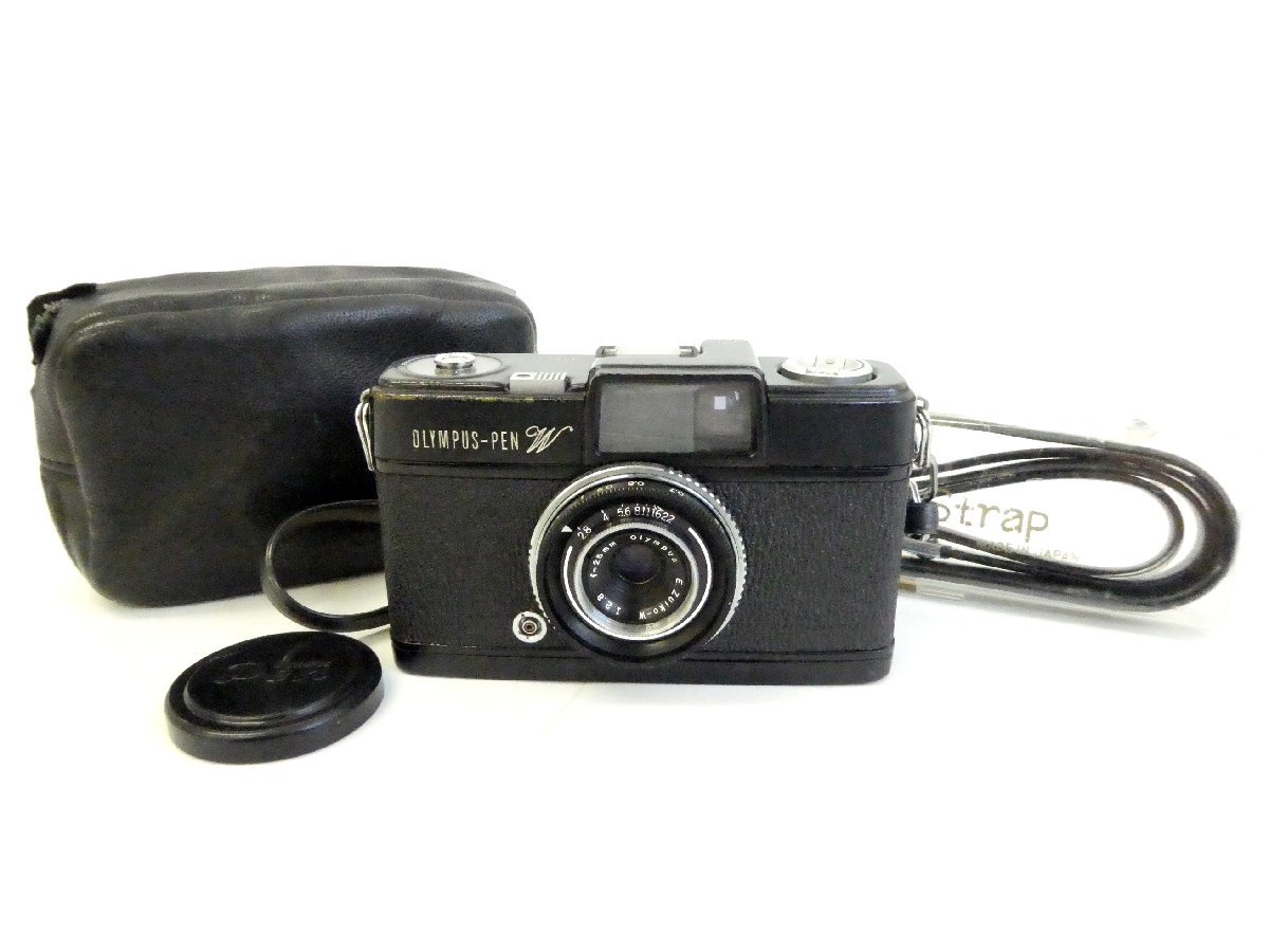 □ OLYMPUS PEN W オリンパス ペン コンパクト フィルムカメラ E.Zuiko