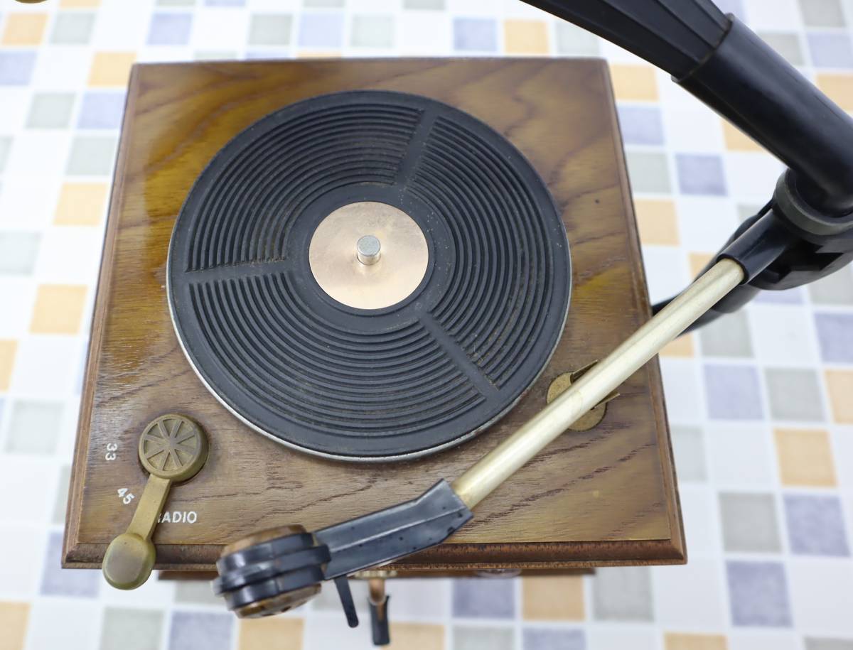 レア ｜レコードプレーヤー ラッパ 蓄音機 ラジオ｜GRANDPA SCP-730
