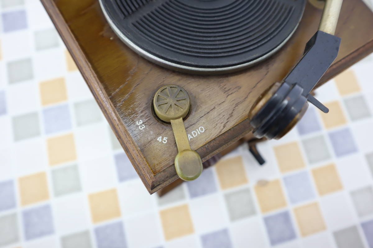 △レア 希少 ｜レコードプレーヤー ラッパ 蓄音機 ラジオ｜GRANDPA SCP