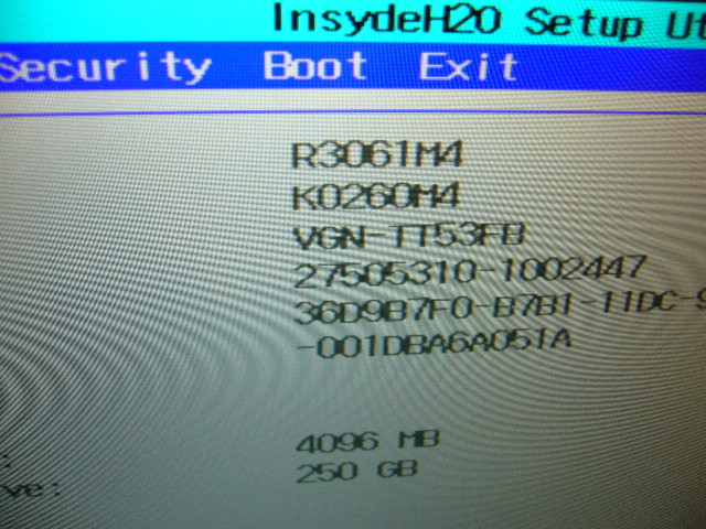 ジャンク Sony Vaio VGN-TT53FB(PCG-4U1N) Core2 Duo U9400 1.40GHz