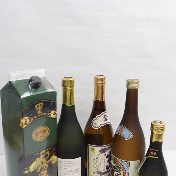 5本セット】焼酎各種（黒霧島 25度 1800ml 等）X23A060032 : 黒霧島 25度