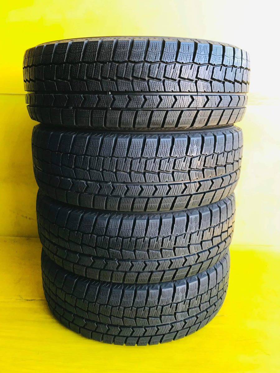 [1694] 195/65R15 4本 スタッドレスタイヤ ダンロップ WINTER MAXX02 2018年