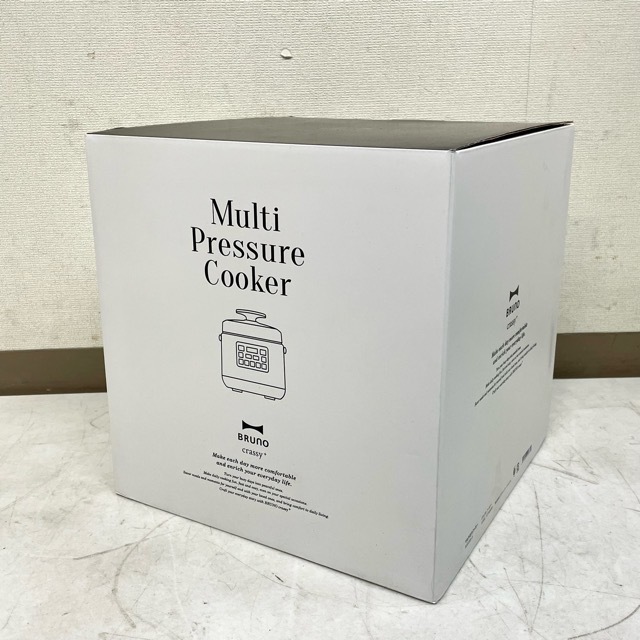 数量限定，大人気 品 BRUNO 電気圧力鍋 マルチ圧力クッカー BOE058-IV アイボリー 時短家電 ほったらかし調理 新生活 K9219(圧力鍋)｜売買されたオークション情報、yahooの商品情報をアーカイブ公開 - オークファン 圧力鍋