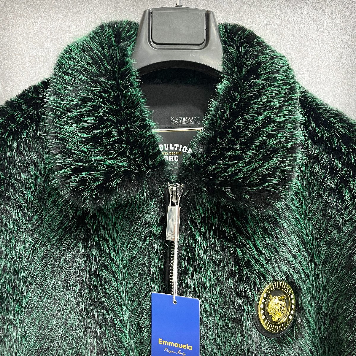 豪華毛皮・ミンク・ファーコート 定価9万◇Emmauela・イタリア・ミラノ 