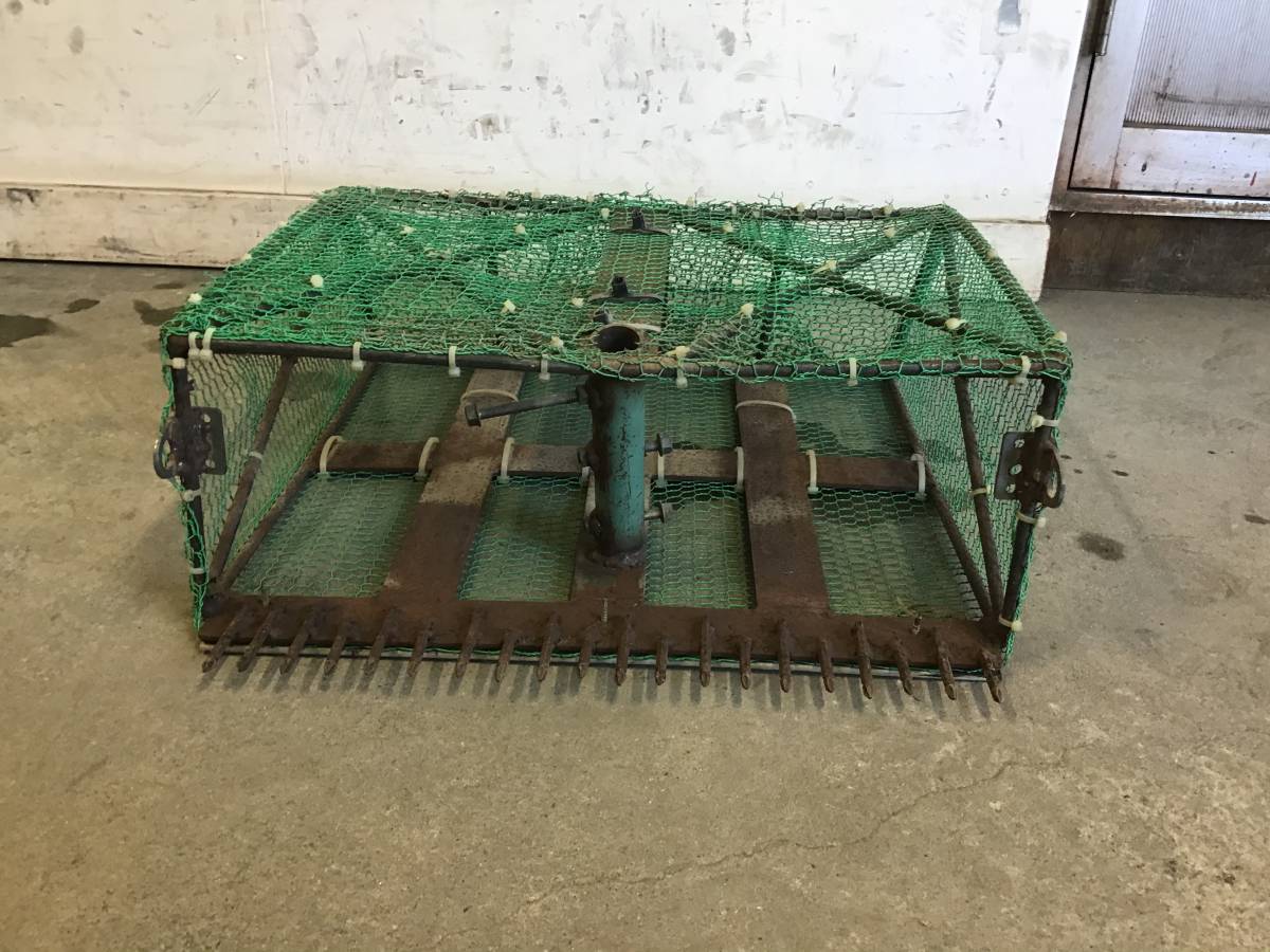 ★岐阜発　貝取り / アサリ取り / ジョレン / 鋤簾 / 貝掘り/ シジミ取り / 潮干狩り / 長さ530mm 幅550mm 高さ1200mm / 現状品　R5.1/11